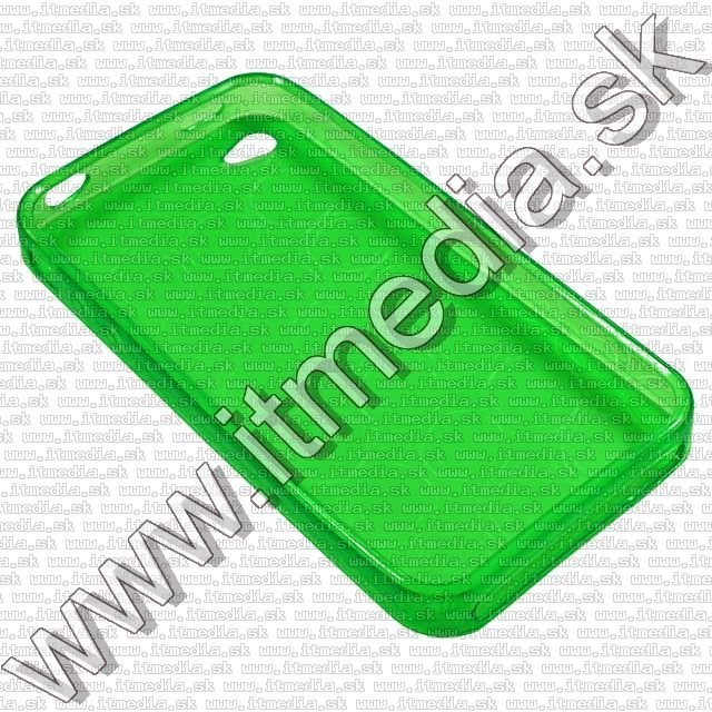 Image of Silicone Case (iPhone 4G-4GS) Circle Pattern *Green* (IT8119)