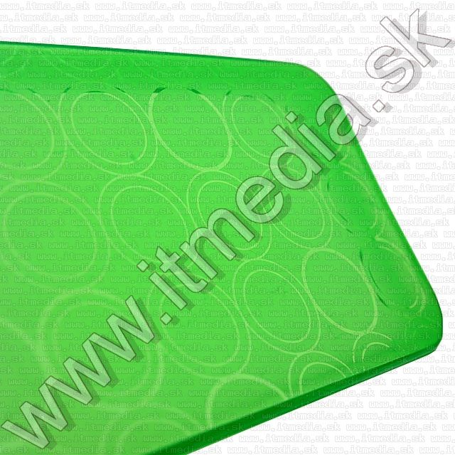 Image of Silicone Case (iPhone 4G-4GS) Circle Pattern *Green* (IT8119)