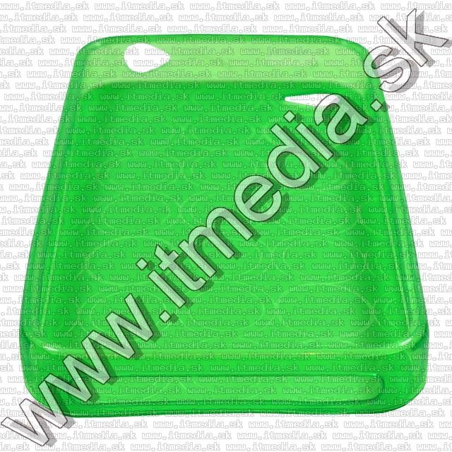 Image of Silicone Case (iPhone 4G-4GS) Circle Pattern *Green* (IT8119)