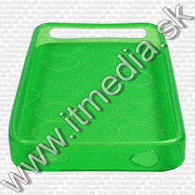 Image of Silicone Case (iPhone 4G-4GS) Circle Pattern *Green* (IT8119)