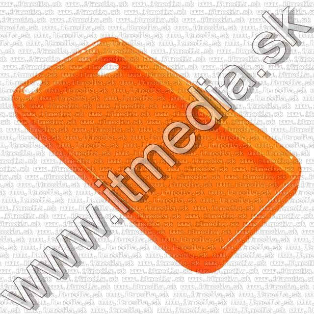Image of Silicone Case (iPhone 4G-4GS) Circle Pattern *Orange* (IT8118)