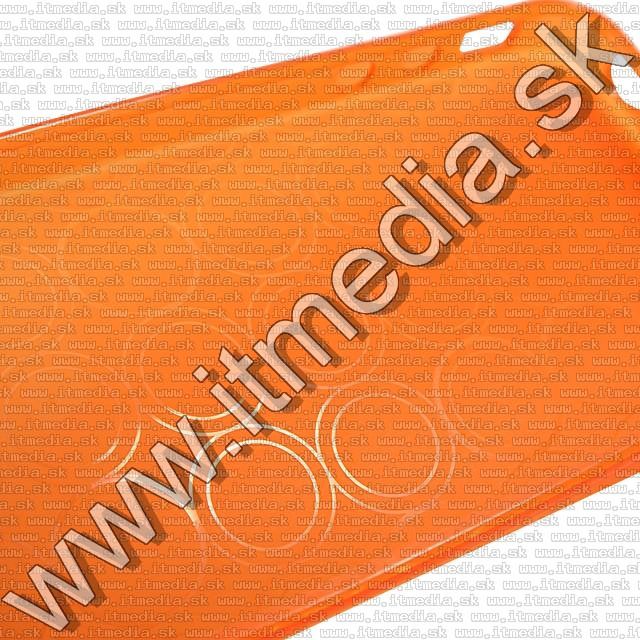 Image of Silicone Case (iPhone 4G-4GS) Circle Pattern *Orange* (IT8118)