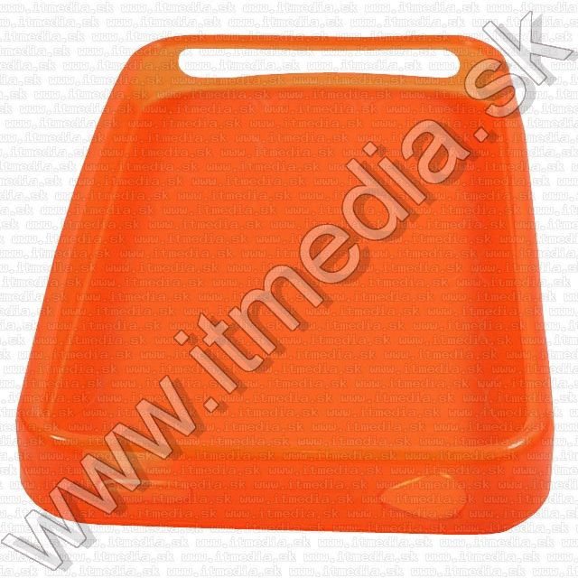 Image of Silicone Case (iPhone 4G-4GS) Circle Pattern *Orange* (IT8118)
