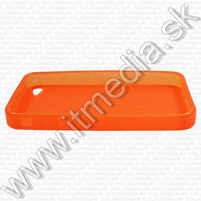 Image of Silicone Case (iPhone 4G-4GS) Circle Pattern *Orange* (IT8118)