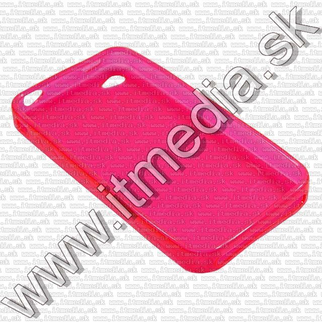 Image of Silicone Case (iPhone 4G-4GS) Circle Pattern *Pink* (IT8120)