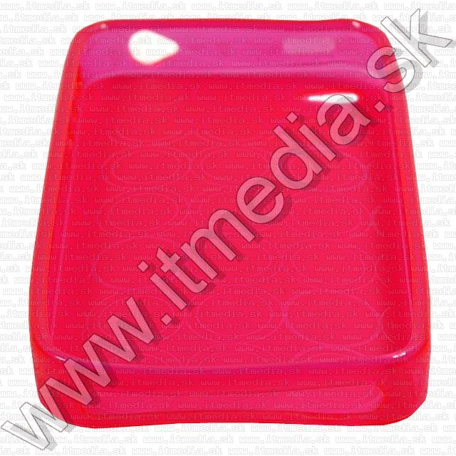 Image of Silicone Case (iPhone 4G-4GS) Circle Pattern *Pink* (IT8120)