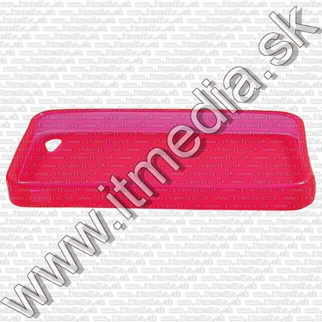 Image of Silicone Case (iPhone 4G-4GS) Circle Pattern *Pink* (IT8120)