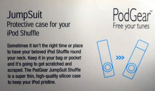 Image of PodGear JumpSuit Silicon Case - iPOD Shuffle (IT4026)