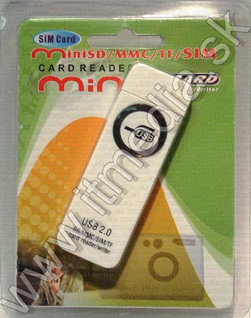 Image of IT Media USB 1.1 SD-microSD-SIMcard Reader (IT4341)