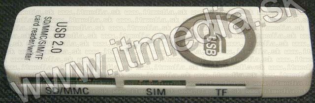 Image of IT Media USB 1.1 SD-microSD-SIMcard Reader (IT4341)
