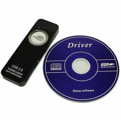 Image of IT Media USB 1.1 SD-microSD-SIMcard Reader (IT4341)