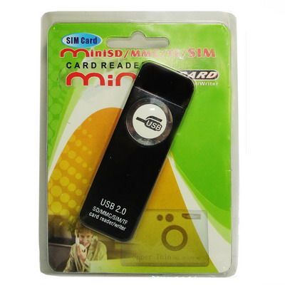 Image of IT Media USB 1.1 SD-microSD-SIMcard Reader (IT4341)