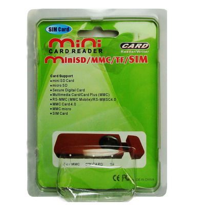 Image of IT Media USB 1.1 SD-microSD-SIMcard Reader (IT4341)