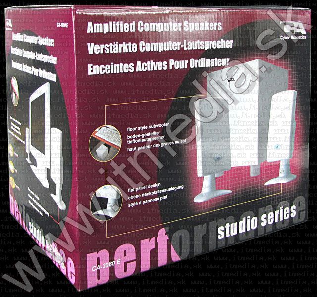 Image of Cyber Acoustics Speaker Set CA-3080e 2.1 (IT5333)