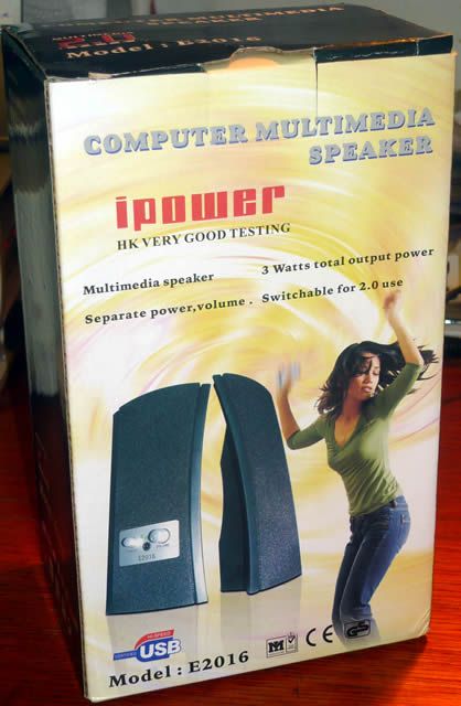 Image of iPower E2016 2.0 Speaker set *USB powered* (IT5787)