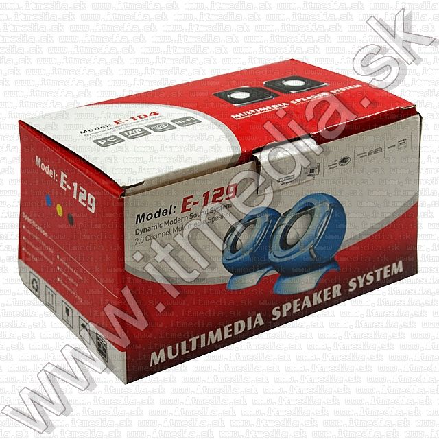 Image of E-104 Multimedia 2.0 Speaker set *USB powered* (IT8089)