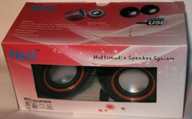 Image of W&amp;amp;amp;amp;amp;amp;amp;amp;Q Multimedia 2.0 Speaker set *USB powered* WQ-01 (IT7584)