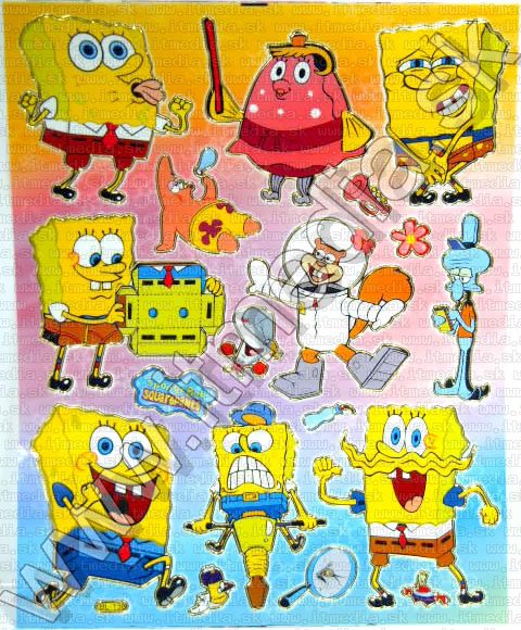 Image of *Spongebob* Sticker 25x20 (BL-138) (IT4070)
