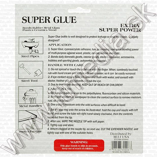 Image of Univerzális pillanatragasztó (6db-os csomag) (IT8071)