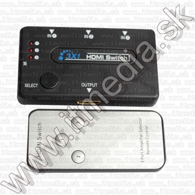 Image of HDMI Switch, 3-port *Remote Controll* (IT9284)