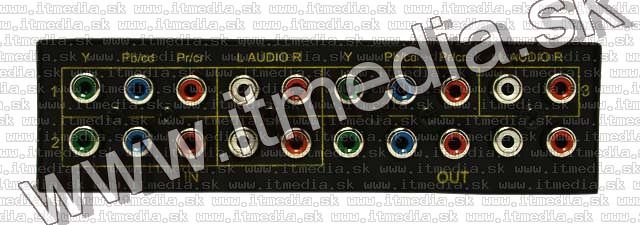 Image of Metal 3-port YUV-AV Switch (IT4707)
