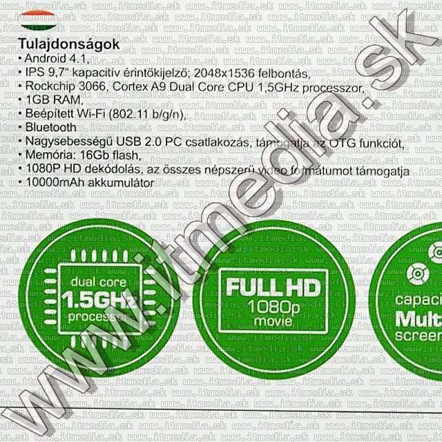 Image of OMEGA Tablet 9.7col DUAL 1.5GHz MID9712 ANDROID 4.1 (41649) (IT8810)