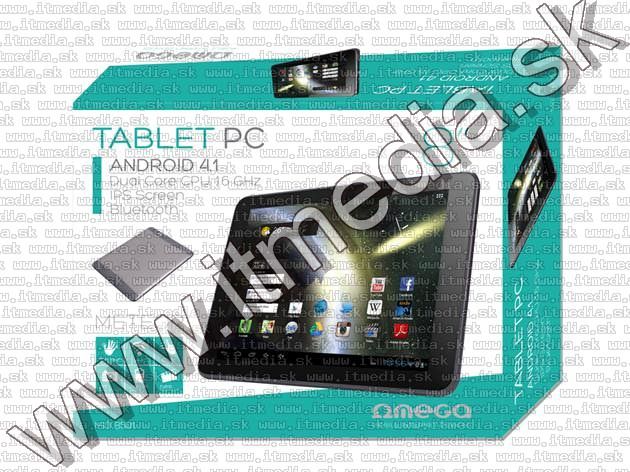 Image of OMEGA Tablet *METEOR* 8col DUAL 1.6GHz ANDROID 4.1 (41538) (IT9267)