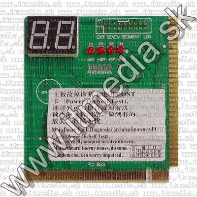 Image of 2 segment PCI+ISA Post Card (Test Card) (IT8313)