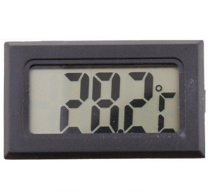 Digital LCD Thermometer Black (IT14113) Image of Digital LCD Thermometer Black (IT14113)