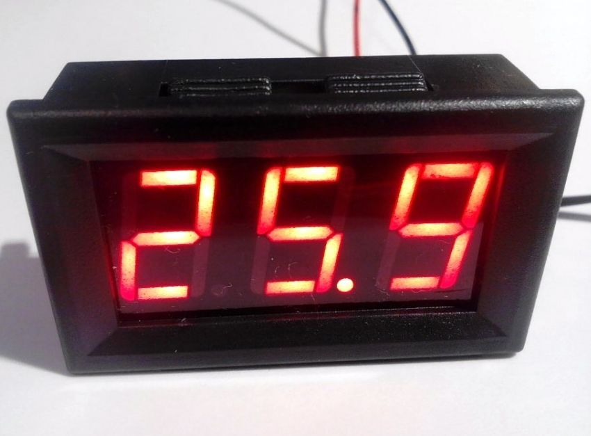 Image of Digital LED Thermometer (Red) -50..+110C (IT12651)