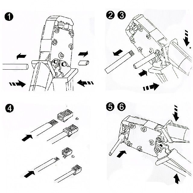 Image of Phone and Network crimping tool v2 (IT7837)