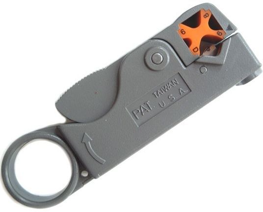 Image of Hanlong Tools Coaxial Cable Stripper RG6/RG58/RG59/RG174 HT-332D (IT12309)