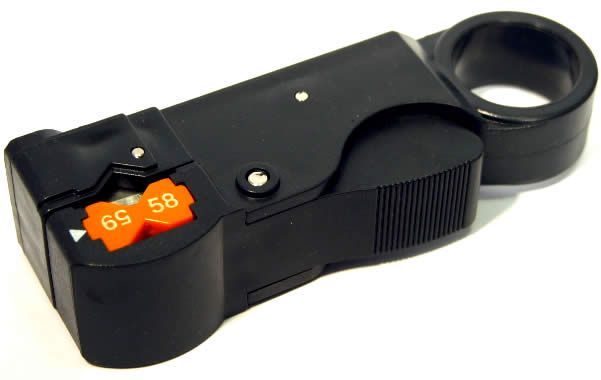 Image of Konig Coaxial Cable Stripper tool *RG-58 RG-59* (IT3414)
