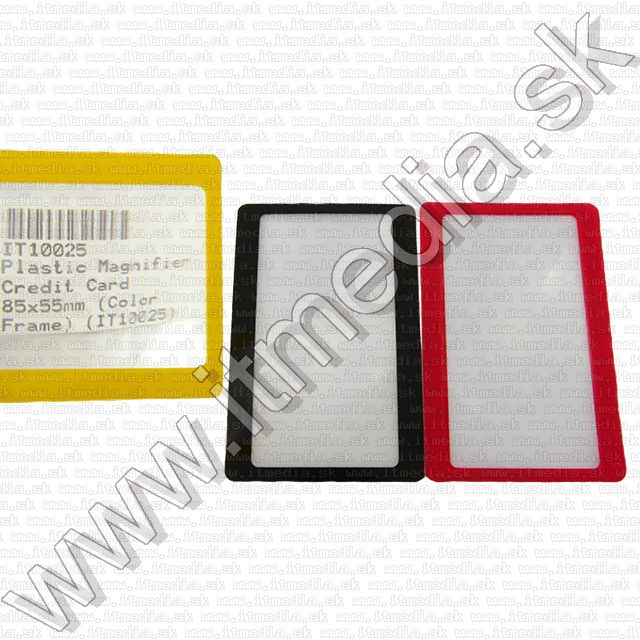 Image of Plastic Magnifier Credit Card 85x55mm (Color Frame) (IT10025)