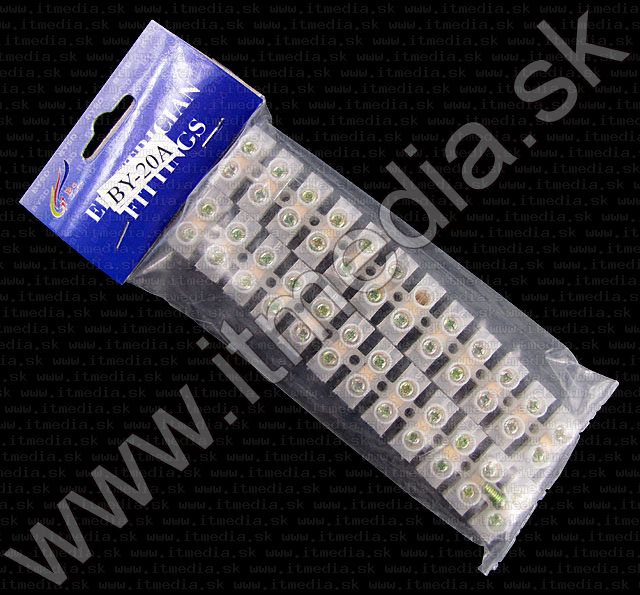 Image of Plastic Terminal Blocks 12x4mm (2-set) (BY-20A) (IT1131)