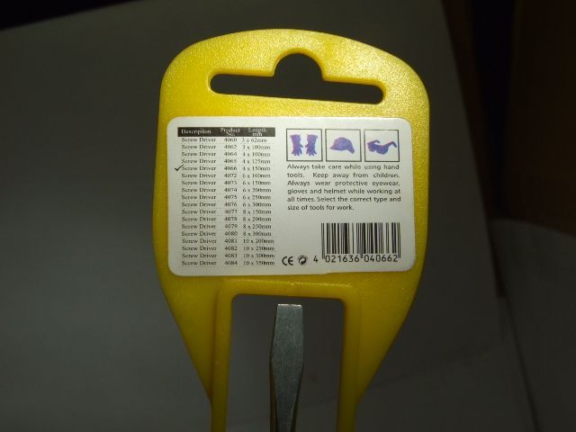 Image of Noname ScrewDriver 4x150mm *4056* (IT3393)