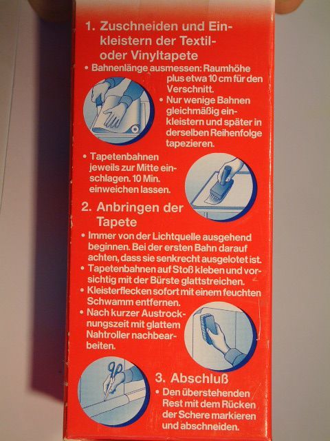 Image of Tesa Wallpaper Adhesive (Glue) *Textil, Vinyl* 200g INFO! (IT2088)