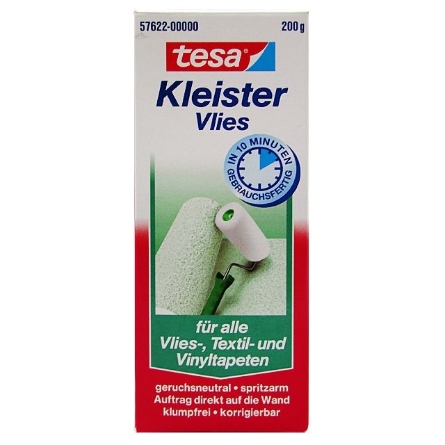 Image of Tesa Wallpaper Adhesive (Glue) *Textil, Vinyl* 200g INFO! (IT2088)