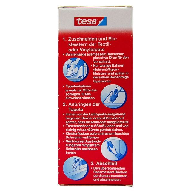 Image of Tesa Wallpaper Adhesive (Glue) *Textil, Vinyl* 200g INFO! (IT2088)