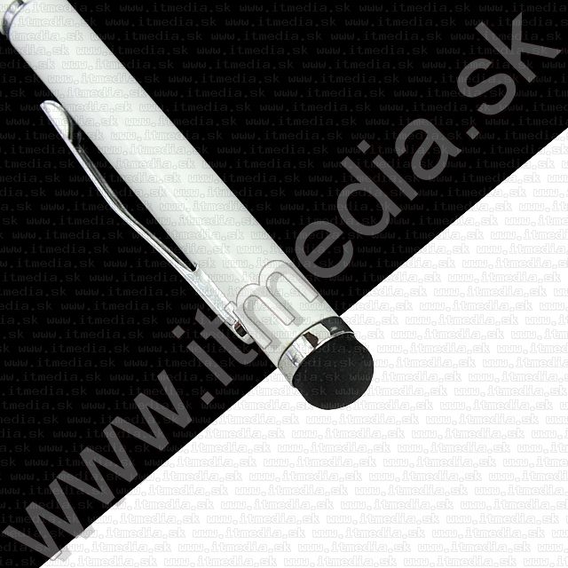 Image of Omega Stylus Pen / Ball Pen 2 in 1 *White* (IT8768)