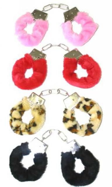Image of Plush Handcuffs adult Toy (IT4005)