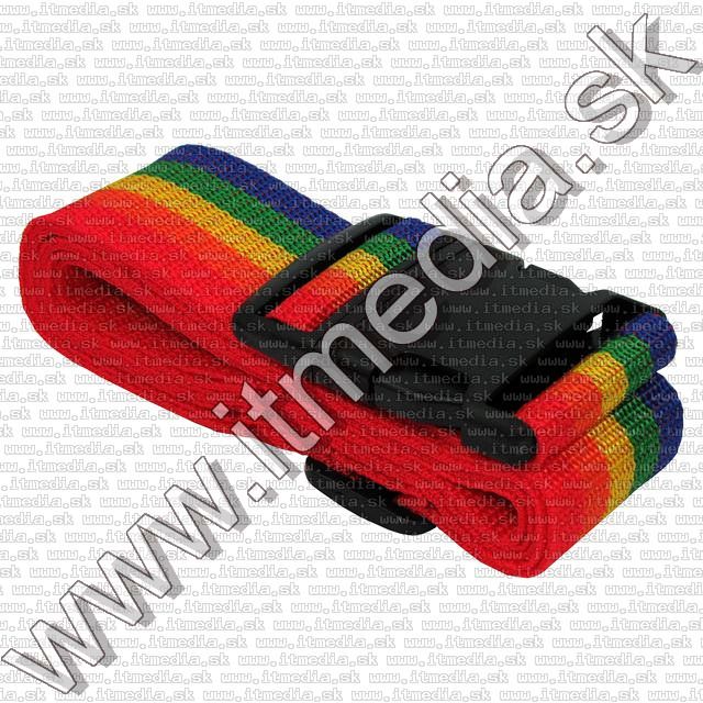 Image of Csomag kötöző pánt 5cm x 195cm *Szívárvány* CR-18A (IT7242)