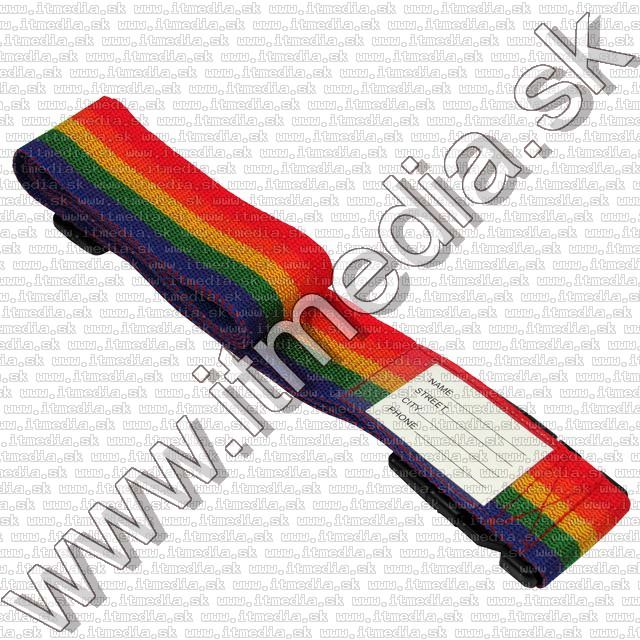 Image of Csomag kötöző pánt 5cm x 195cm *Szívárvány* CR-18A (IT7242)