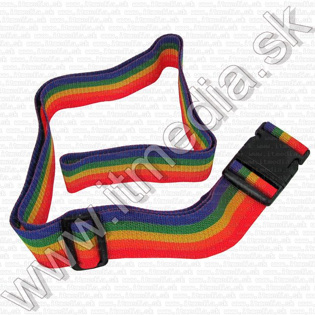 Image of Csomag kötöző pánt 5cm x 195cm *Szívárvány* CR-18A (IT7242)