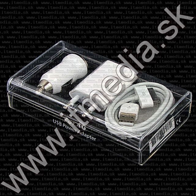 Image of Travel Charger for Apple iPhone 3-in-1 Set INFO! (IT7229)