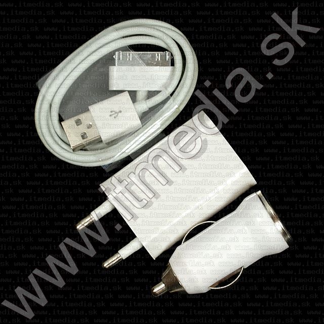 Image of Travel Charger for Apple iPhone 3-in-1 Set INFO! (IT8143)