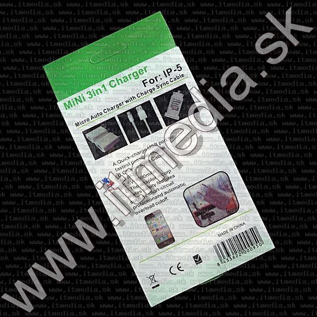 Image of Travel mini Charger Set for Apple iPhone5 INFO! (IT9002)