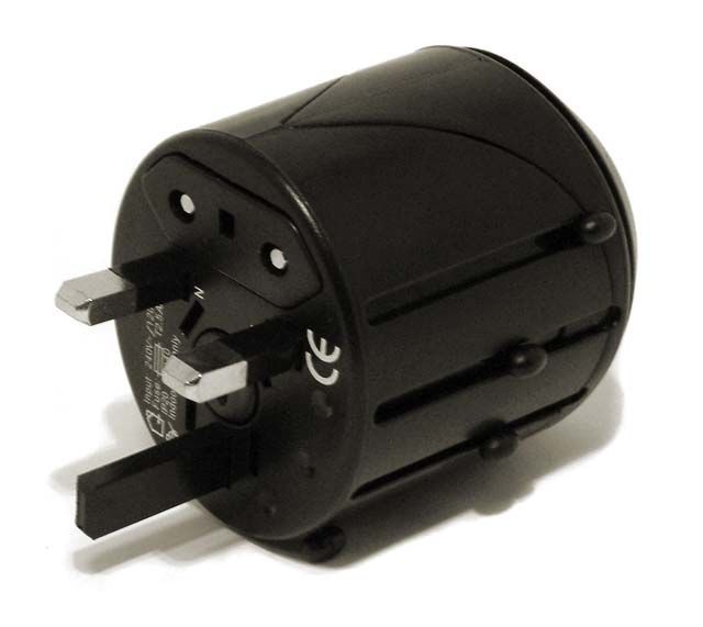 Image of Universal Travel Socket Converter *Round* (IT4756)