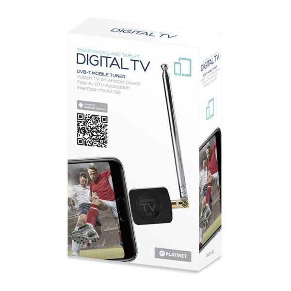 Image of Platinet microUSB mini DVB-T HDTV Digital TV tuner *Mpeg4* HUN Android INFO! (IT13664)