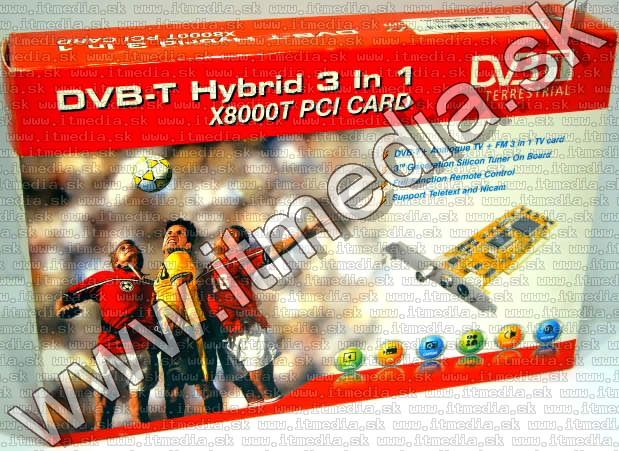 Image of Geniatech X8000T PCI DVB-T Hybrid card (IT3960)